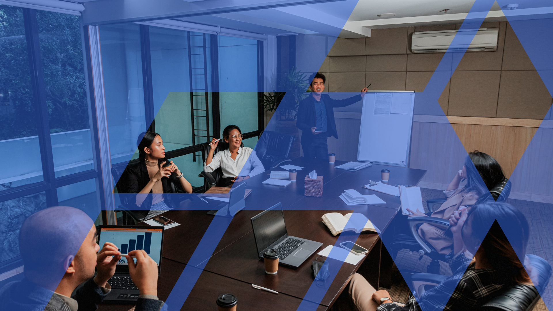 people in a meeting
