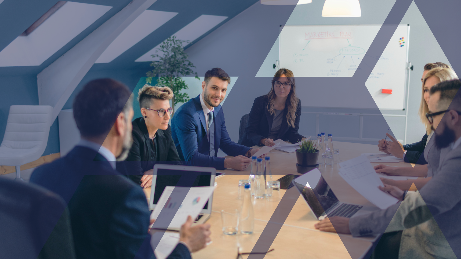 people in a meeting